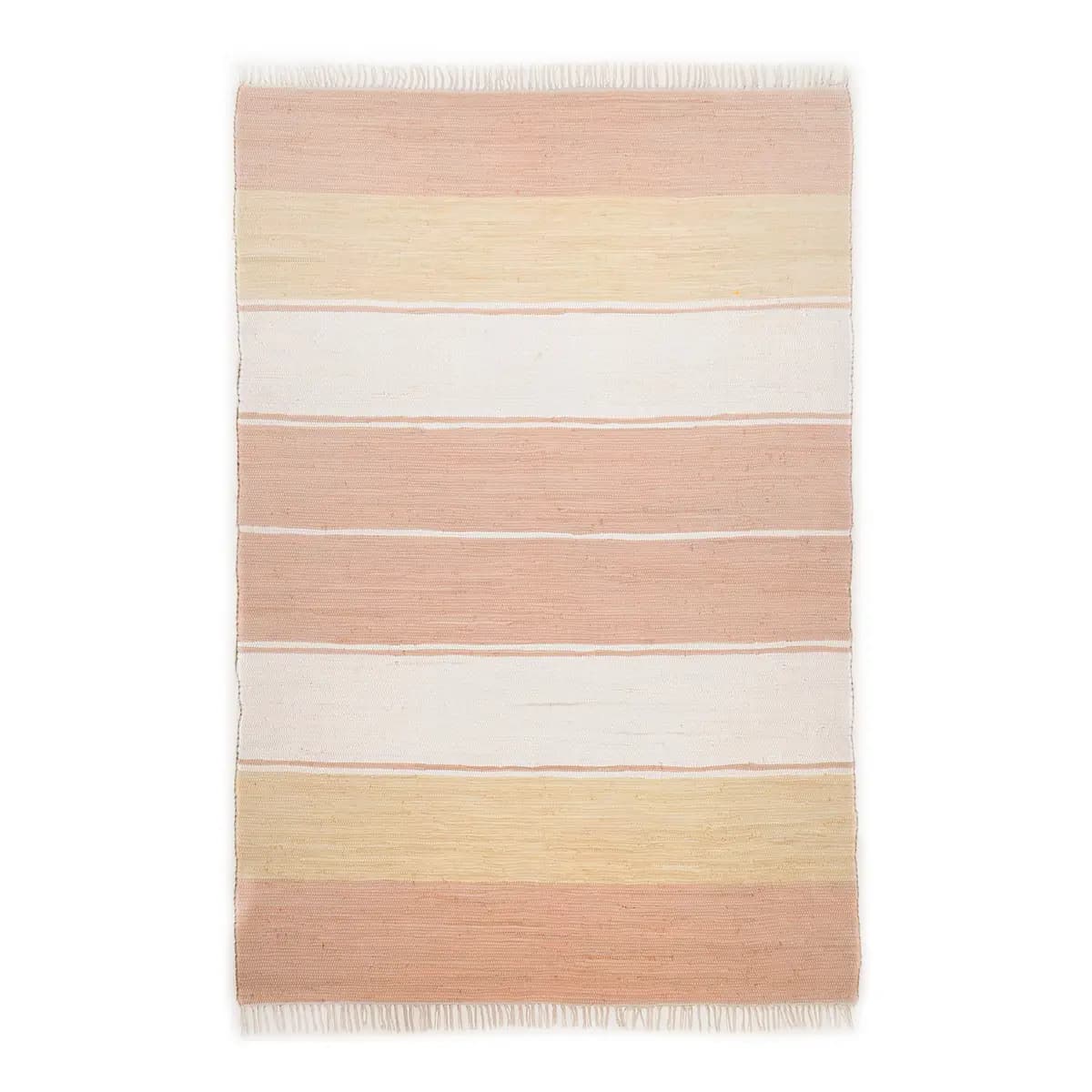 Baumwollteppich Happy Design Beige/Beige 120 x 180cm | Beige