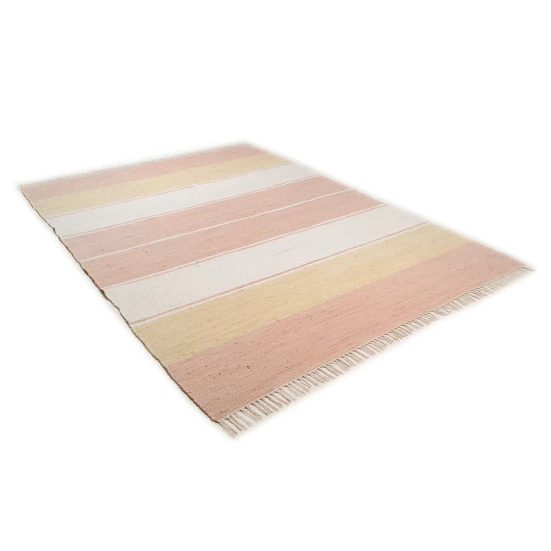 Baumwollteppich Happy Design Beige/Beige 120 x 180cm | Beige
