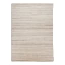 Royal Berber Uni Wollteppich | Beige