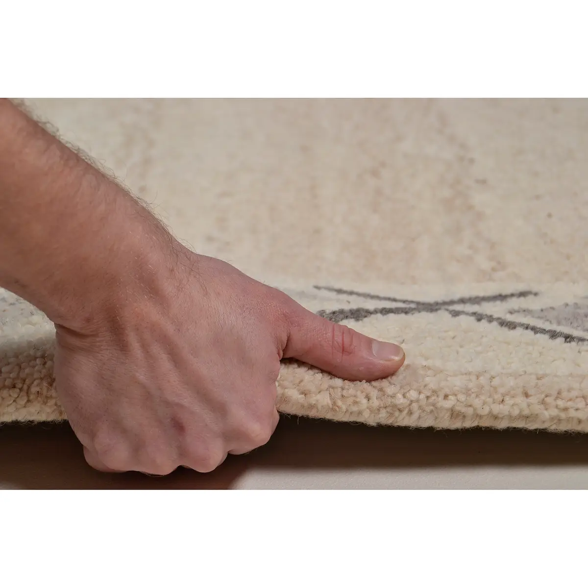 Wollteppich Royal Berber 018 Beige 190 x 290cm | Beige