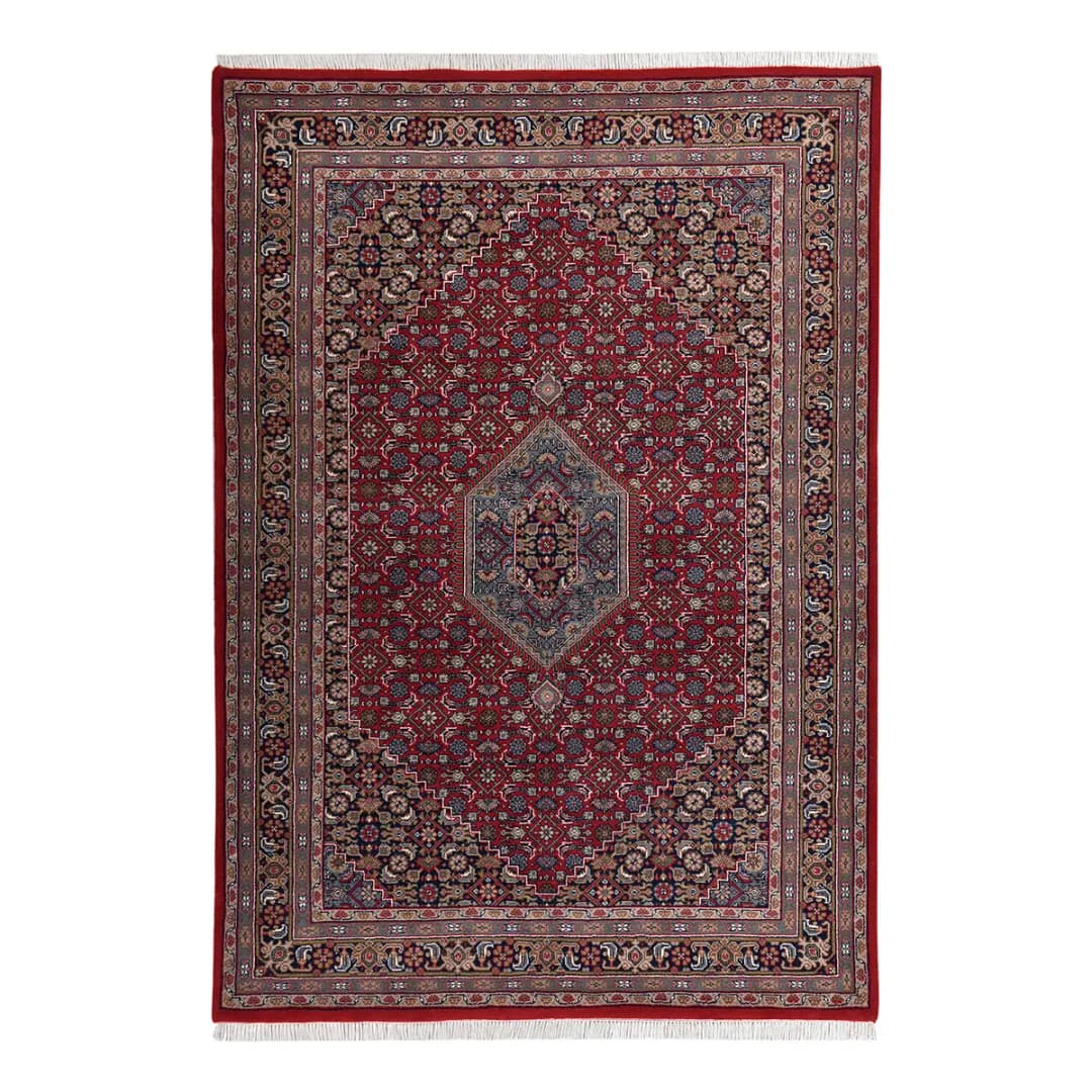 Wollteppich Benares Bidjar | Rot