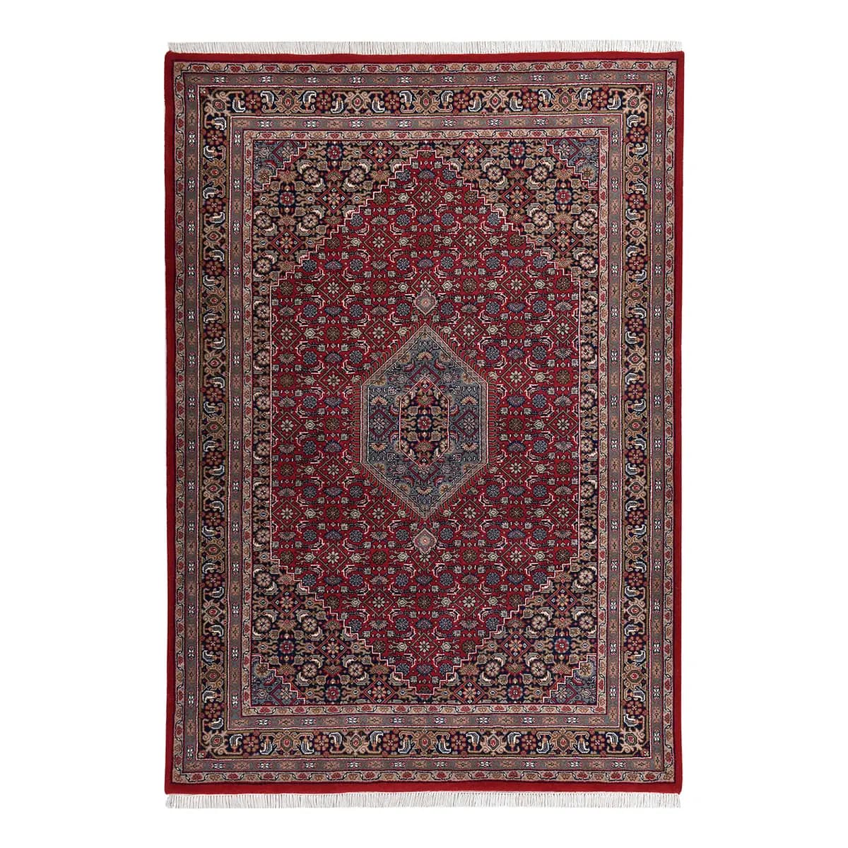 Wollteppich Benares Bidjar | Rot