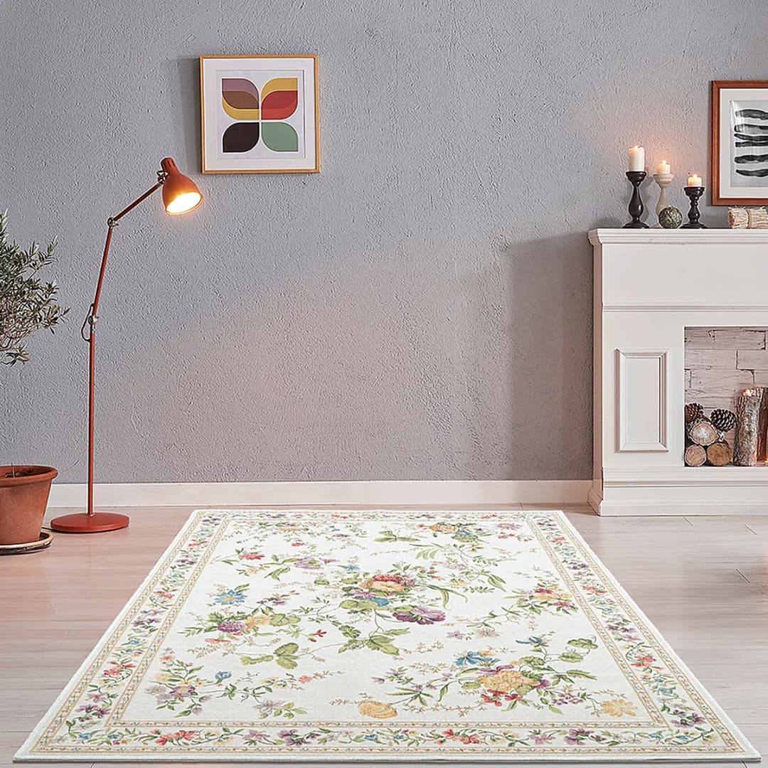 Kurzflorteppich Flomi Sagrini | Beige