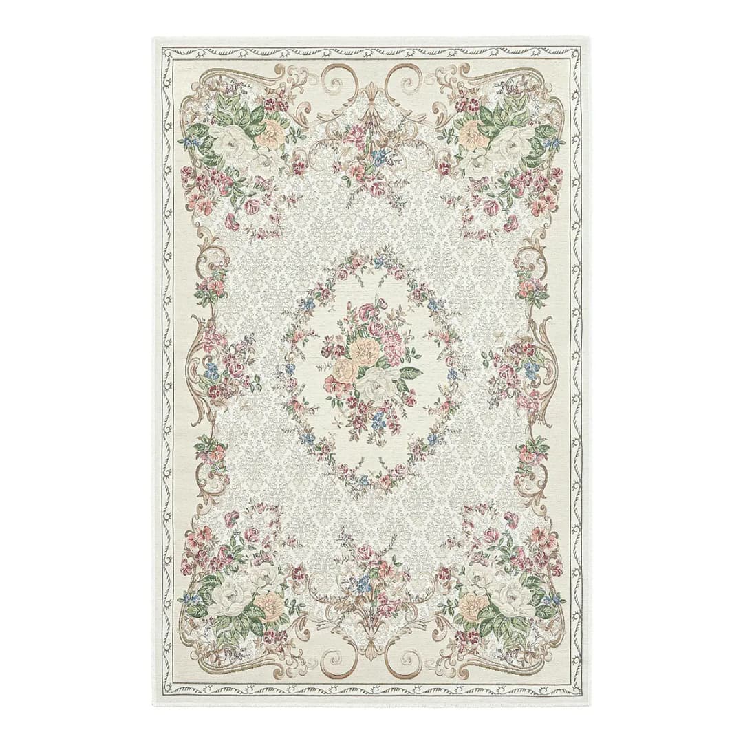 Kurzflorteppich Flomi Florence Beige/Beige 80 x 150cm | Beige