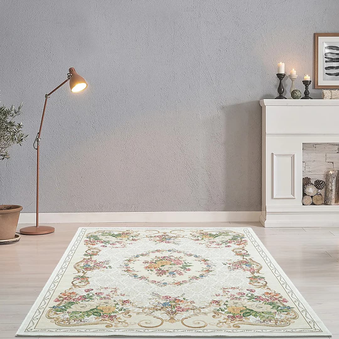 Kurzflorteppich Flomi Florence Beige/Beige 80 x 150cm | Beige