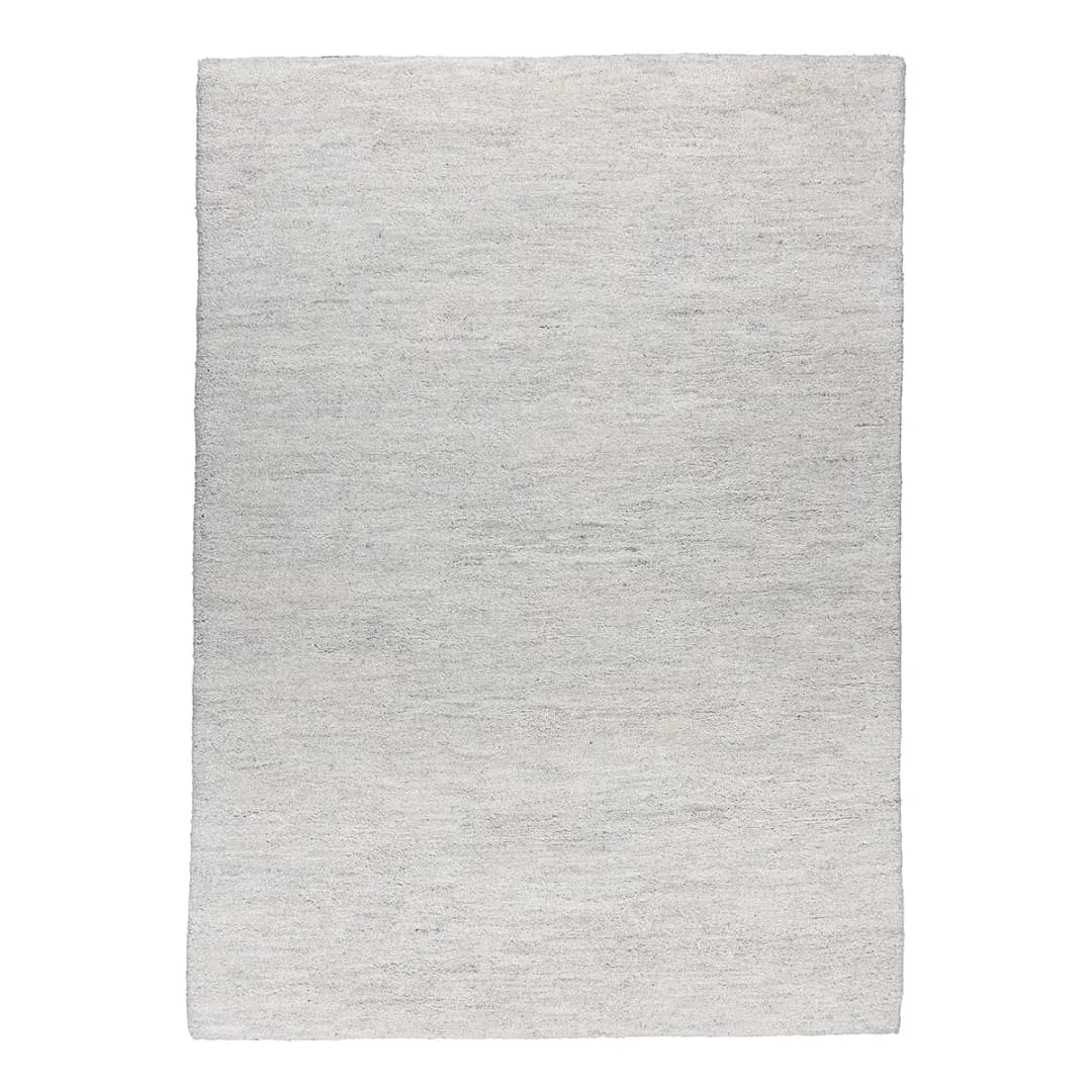 Wollteppich Maloronga Uni Grau/Sandgrau 70 x 140cm | Grau