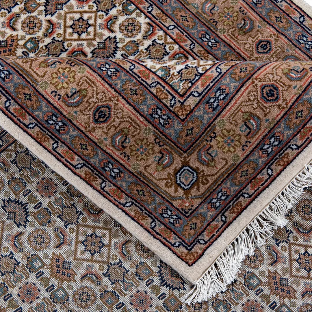 Wollteppich Benares Herati | Braun
