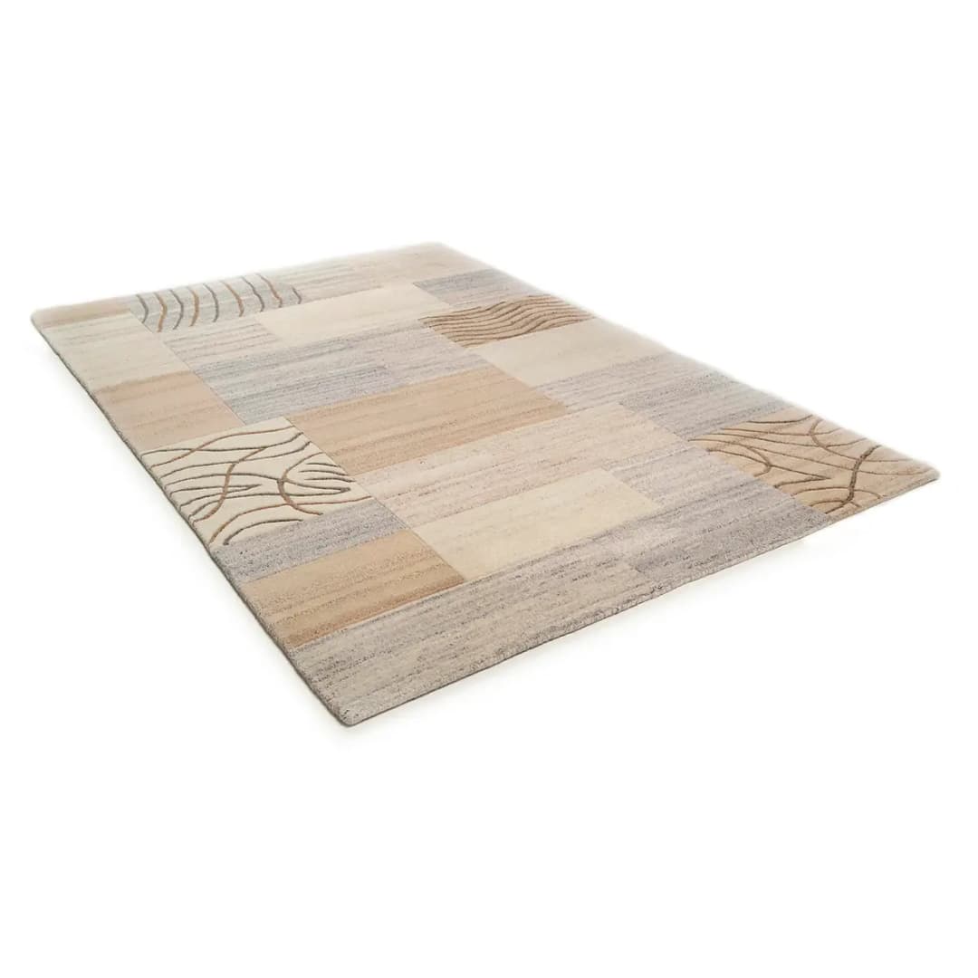 Wollteppich Royal Natur 4028 Grau 190 x 290cm Wolle | Grau