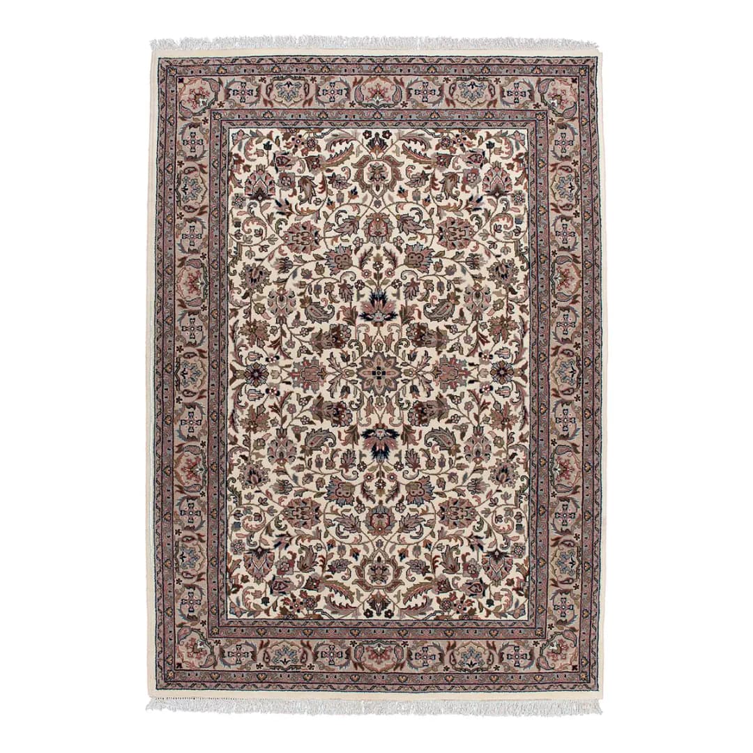 Wollteppich Benares Isfahan | Braun