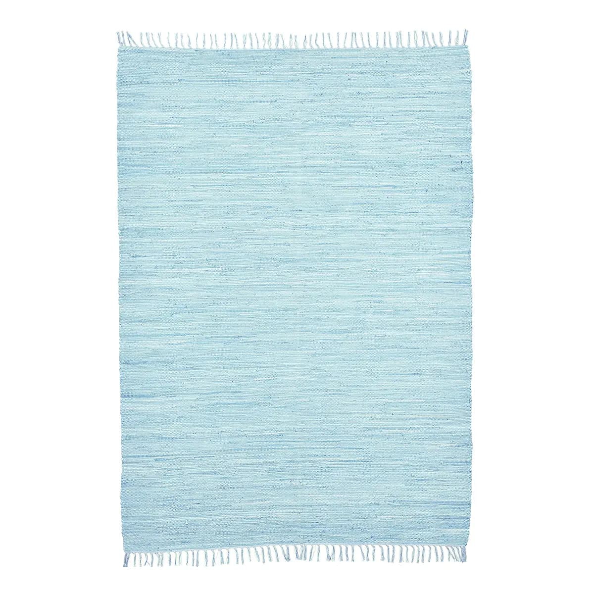 Teppich Happy Cotton Blau/Hellblau 40 x 60cm | Blau