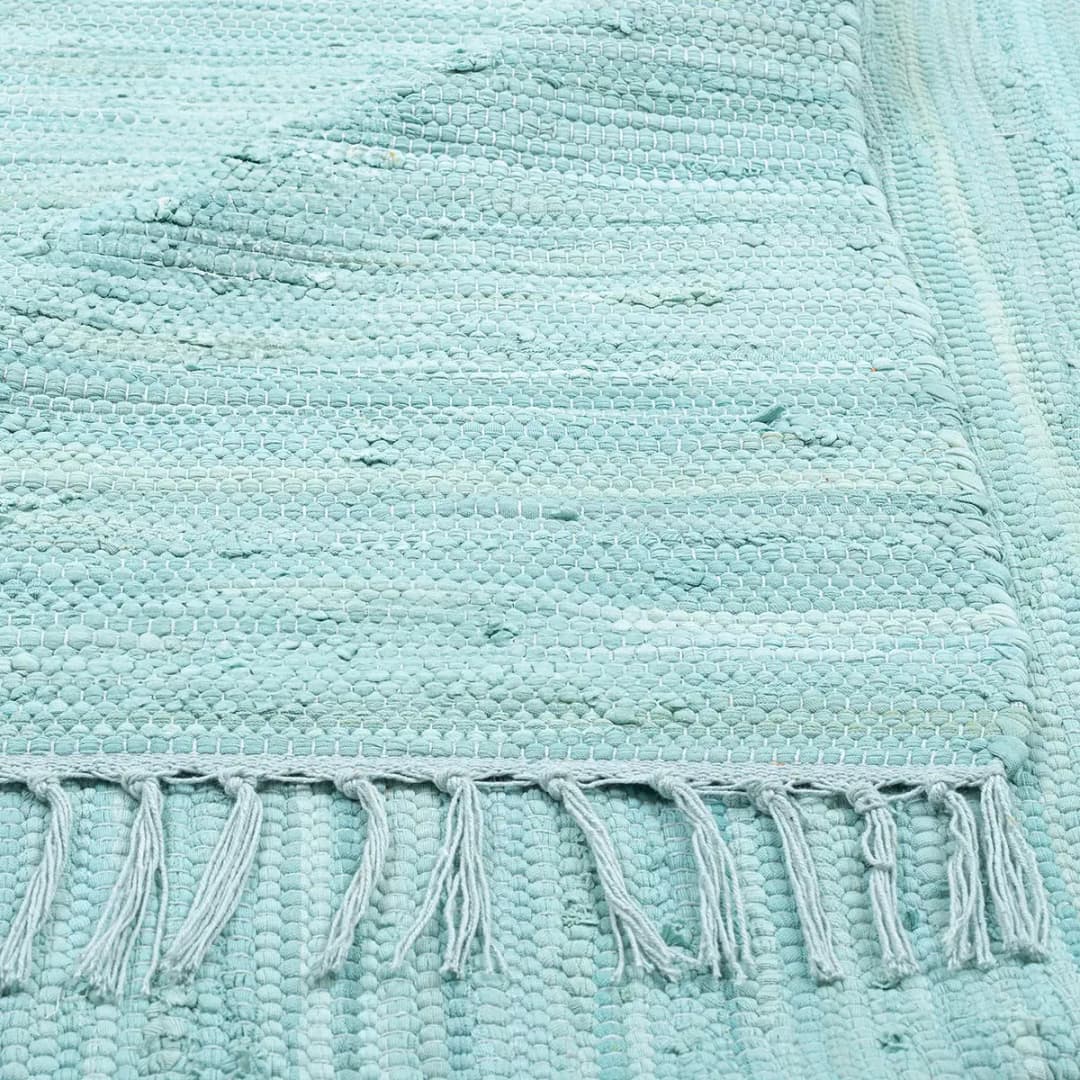 Teppich Happy Cotton Blau/Hellblau 40 x 60cm | Blau