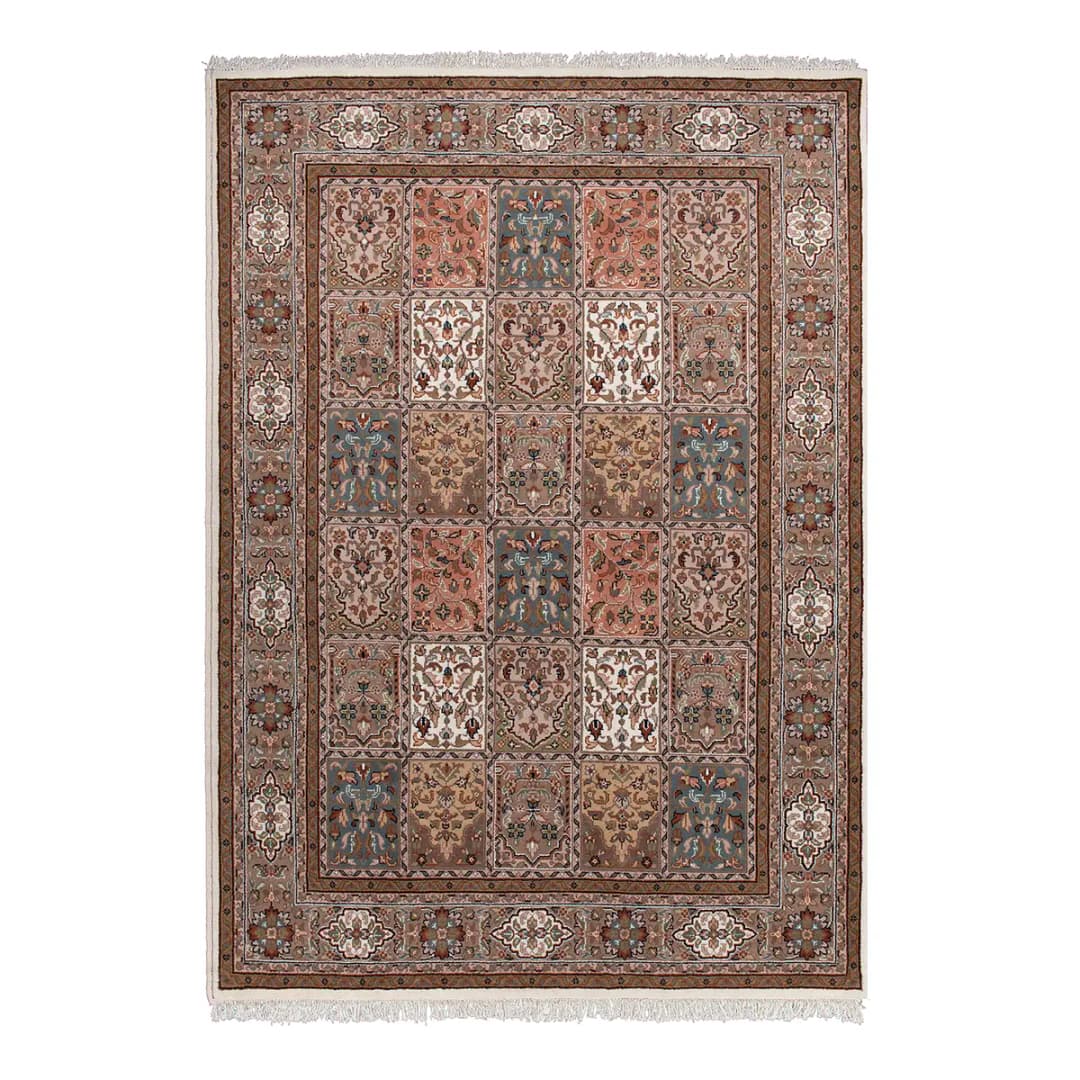 Wollteppich Benares Bachtiari | Braun