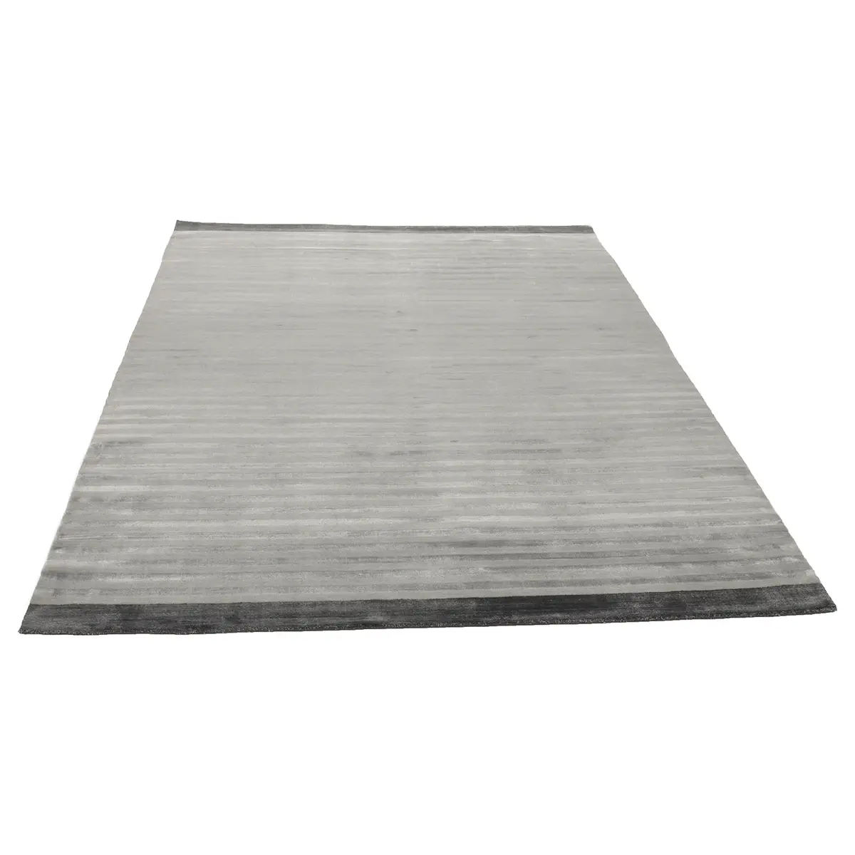 Wollteppich Miami Grau/Grau 170 x 240cm Mischgewebe | Grau