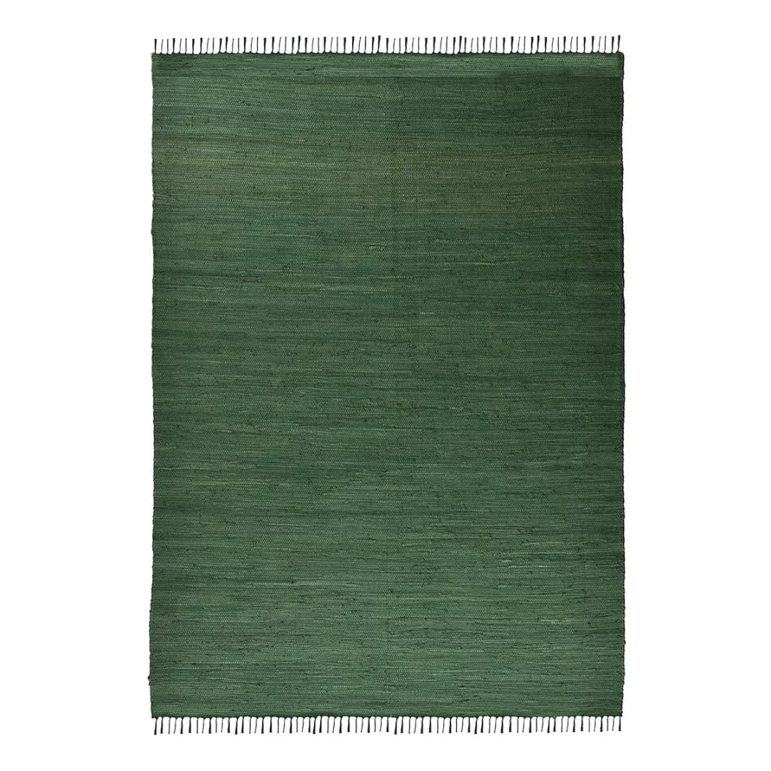 Teppich Happy Cotton Grün/Dunkelgrün | Grün