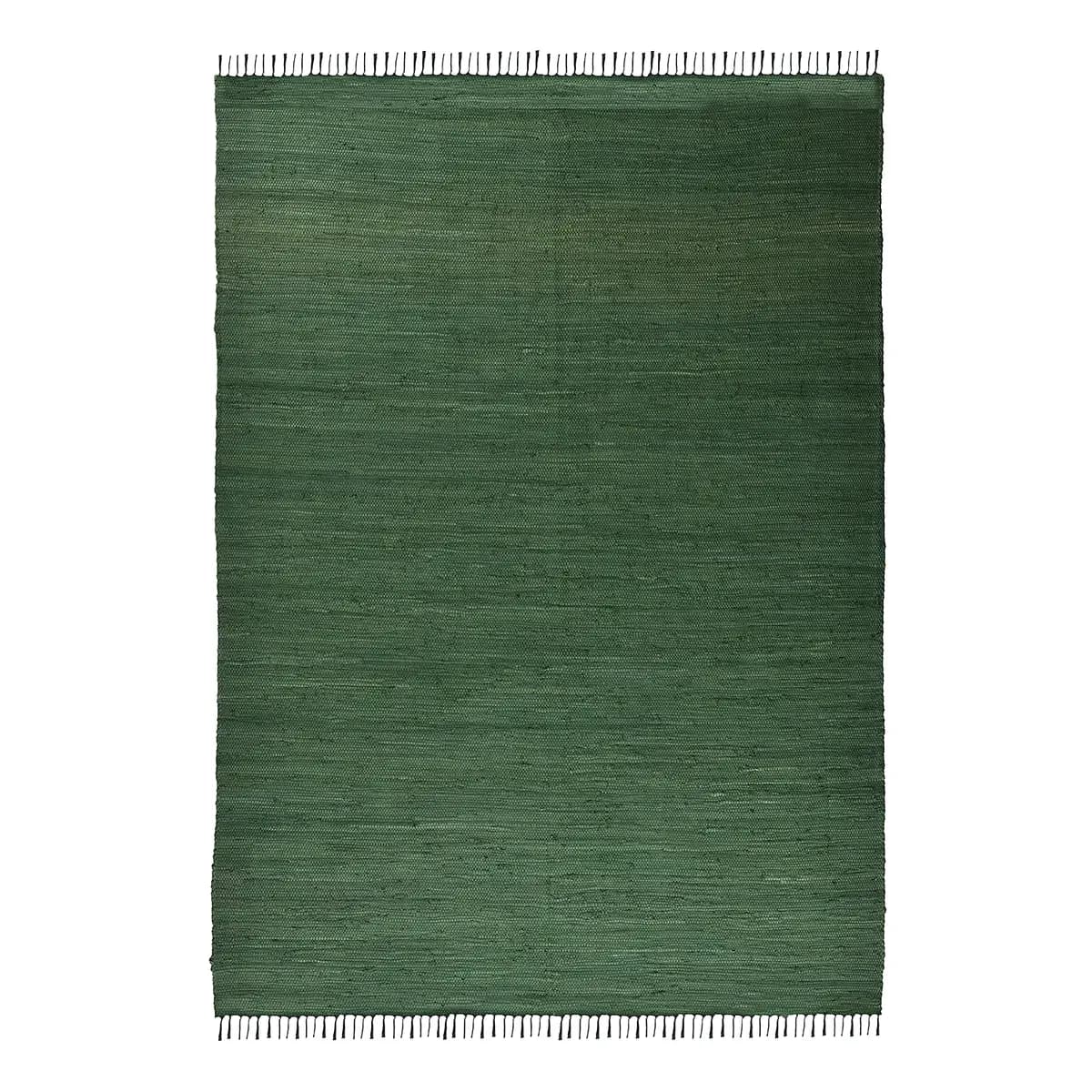 Teppich Happy Cotton Grün/Dunkelgrün 40 x 60cm | Grün