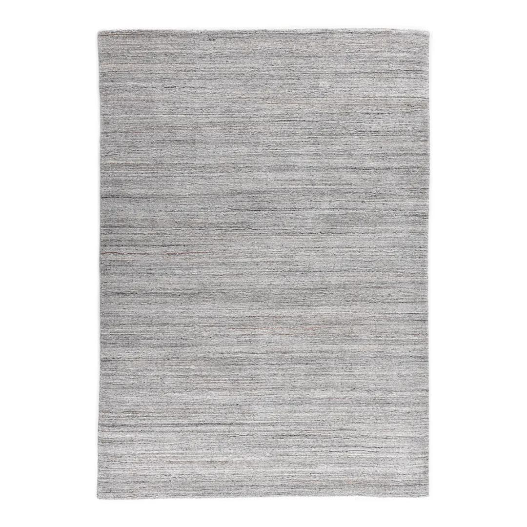 Wollteppich Sandiego Grau/Grau 140 x 200cm Mischgewebe | Grau