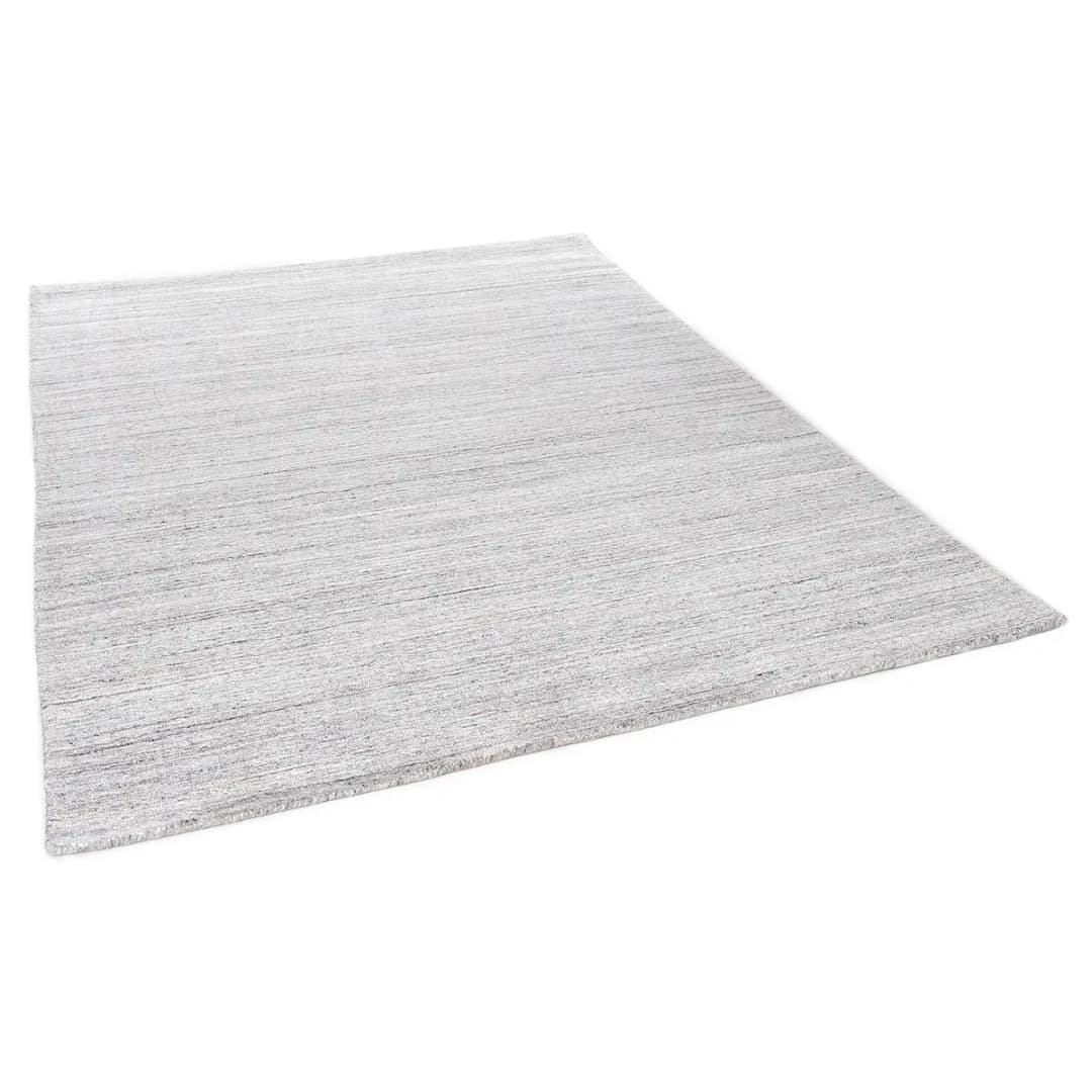 Wollteppich Sandiego Grau/Grau 140 x 200cm Mischgewebe | Grau