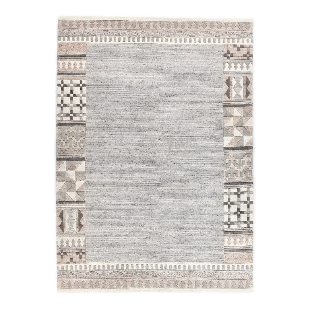 Wollteppich Nakarta 6030 Beige/Beige 70 x 140cm Wolle | Beige