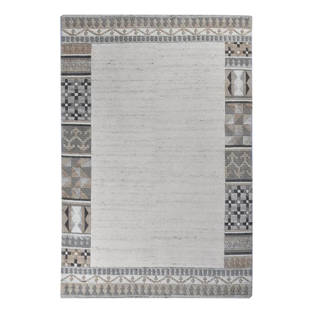 Wollteppich Royal Natur 6030 Beige/Beige 170 x 240cm Wolle