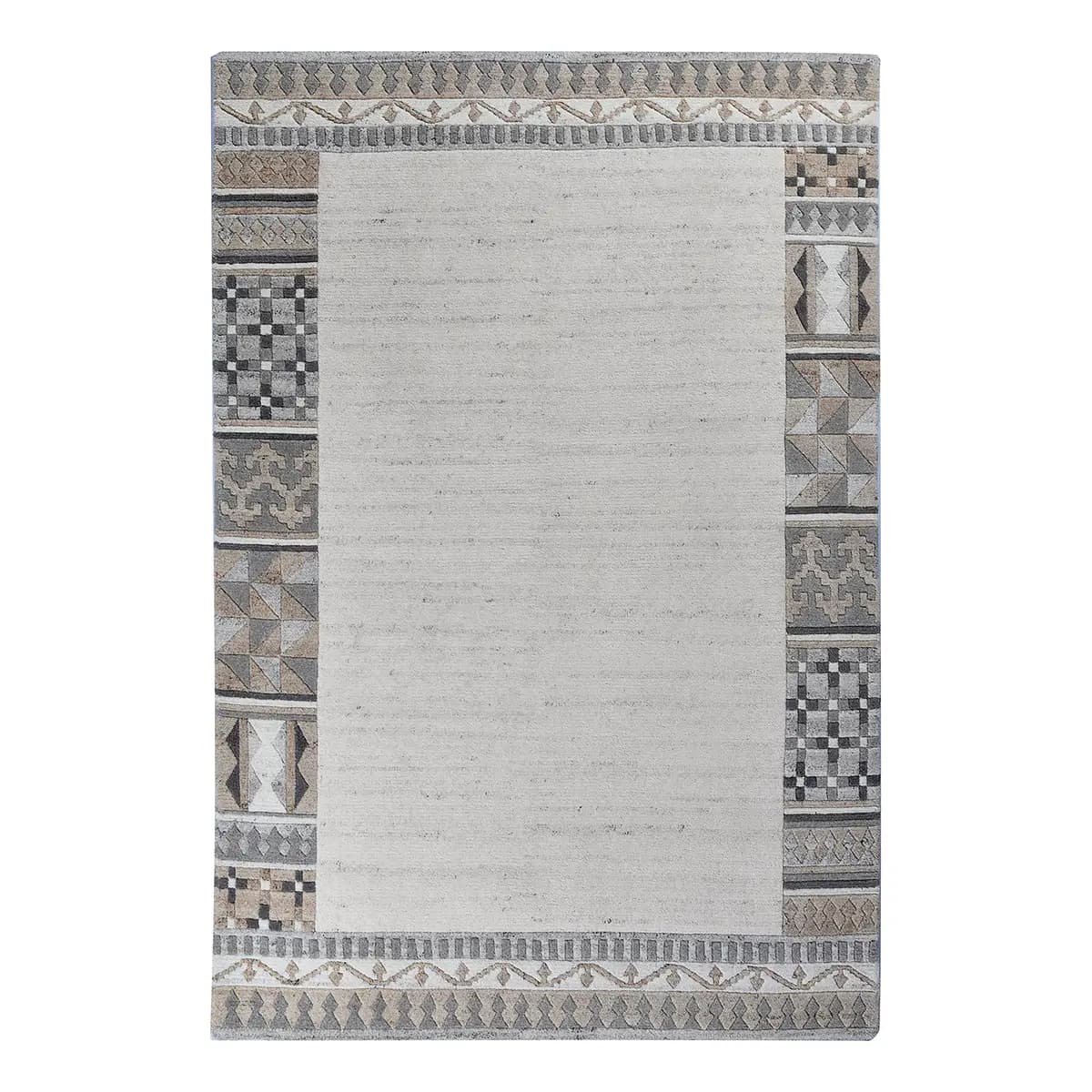 Wollteppich Royal Natur 6030 Beige/Beige 90 x 160cm | Beige