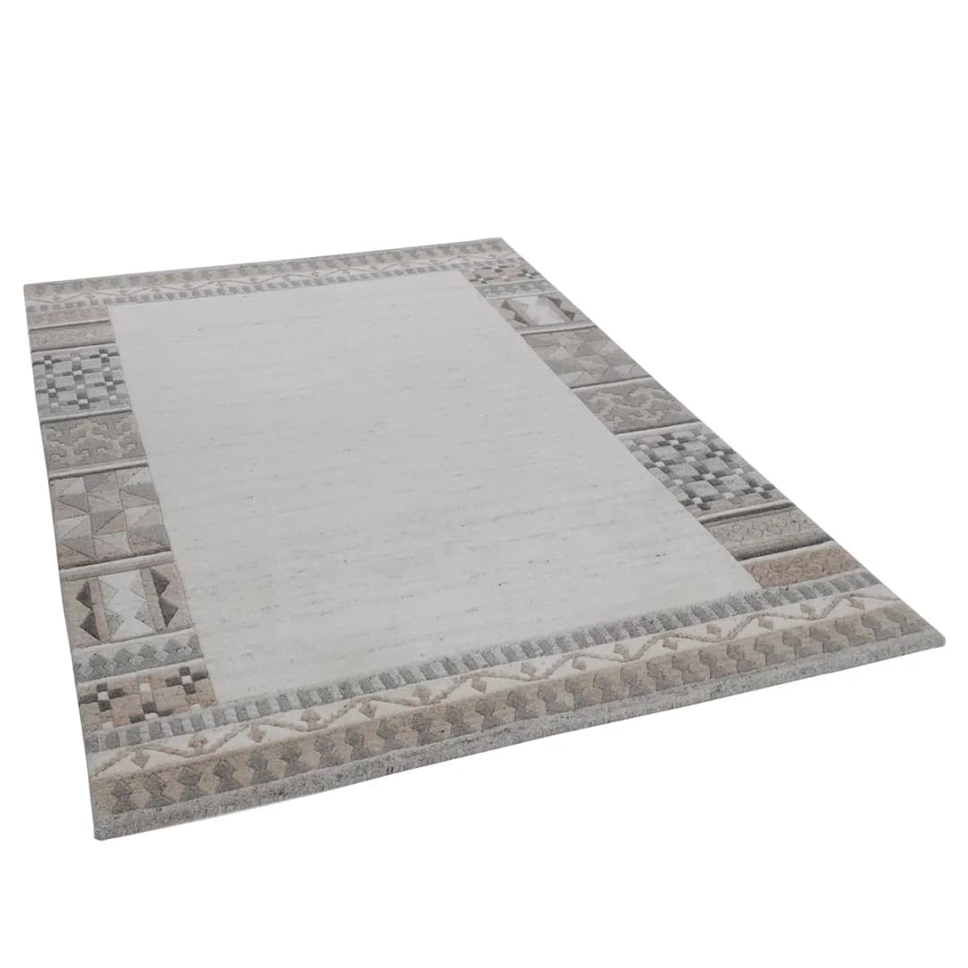 Wollteppich Royal Natur 6030 Beige/Beige 90 x 160cm | Beige