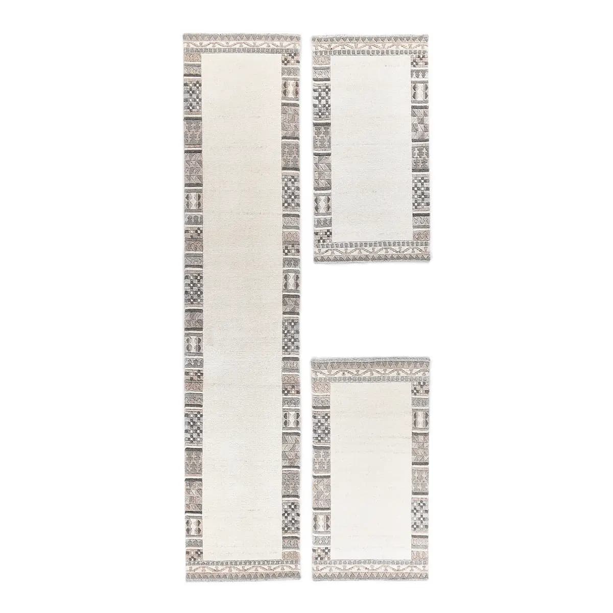 Bettumrandung Nakarta 6030 3-teilig Beige | Beige