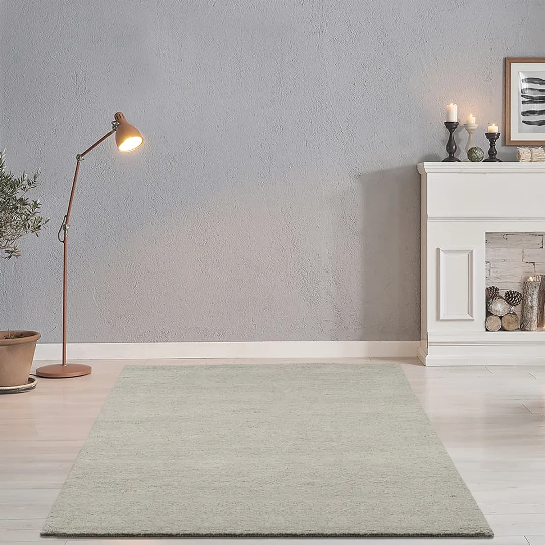 Wollteppich Hadj Grau/Sand 170 x 240cm | Grau