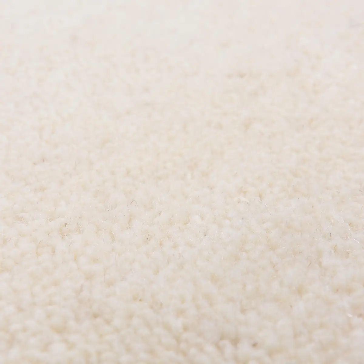 Wollteppich Maloronga Uni Rund Weiß Ø 150cm | Weiß