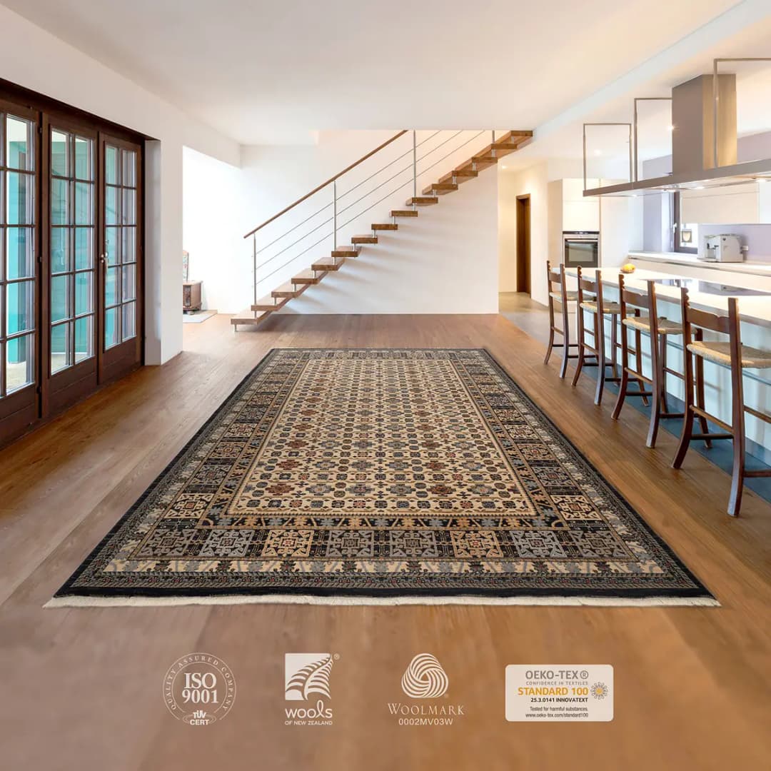 Wollteppich Saharna 6428 Multicolor | Mehrfarbig