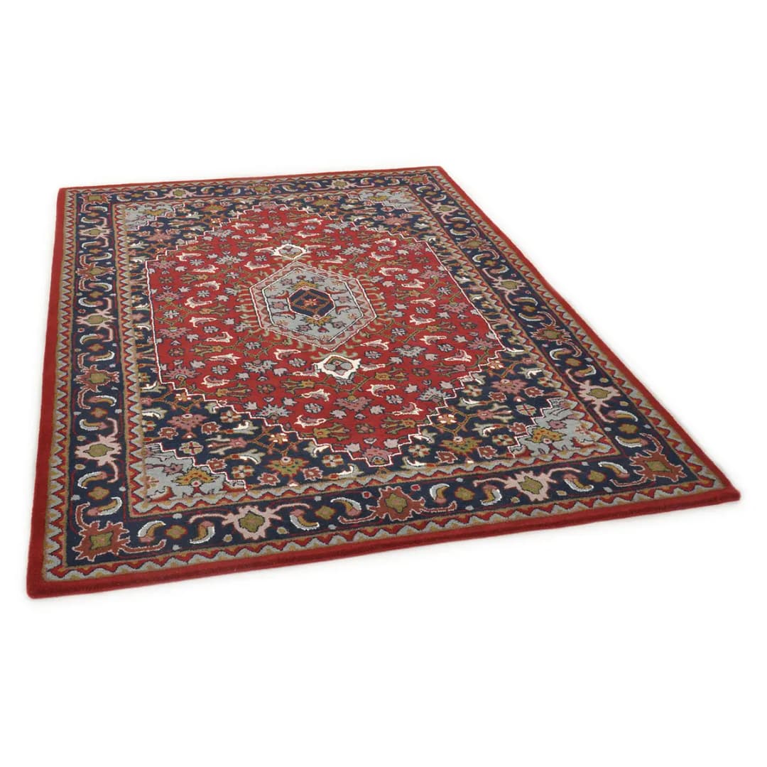Wollteppich Royal Persian Rot/Rot 140 x 200cm | Rot