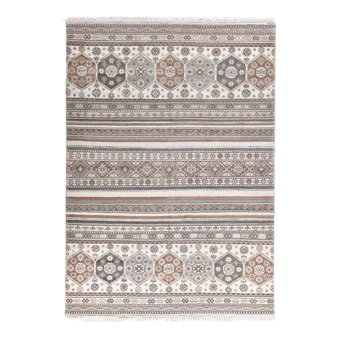 Wollteppich Imperial Schaal | Weiß