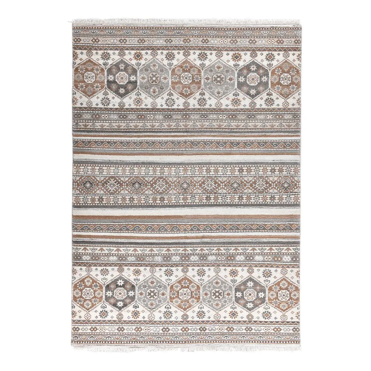 Wollteppich Imperial Schaal | Weiß