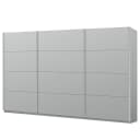 Schwebetürenschrank pure 360 x 236cm Grau/Seidengrau | Grau