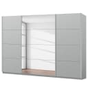 Schwebetürenschrank pure reflect | Grau