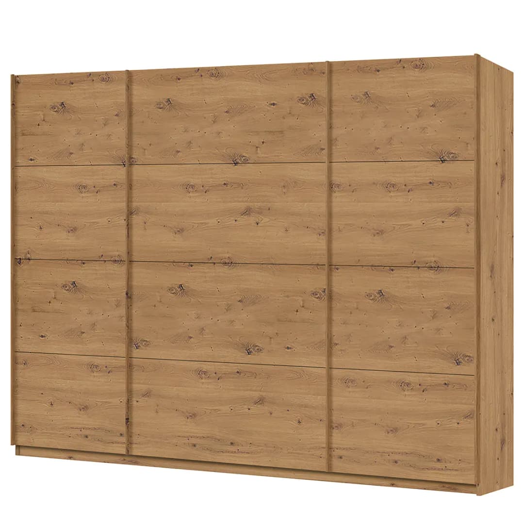 Schwebetürenschrank pure | Braun