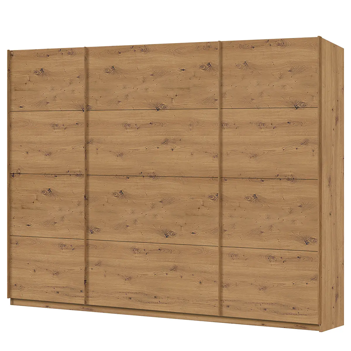 Schwebetürenschrank pure | Braun