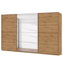Schwebetürenschrank pure reflect | Braun