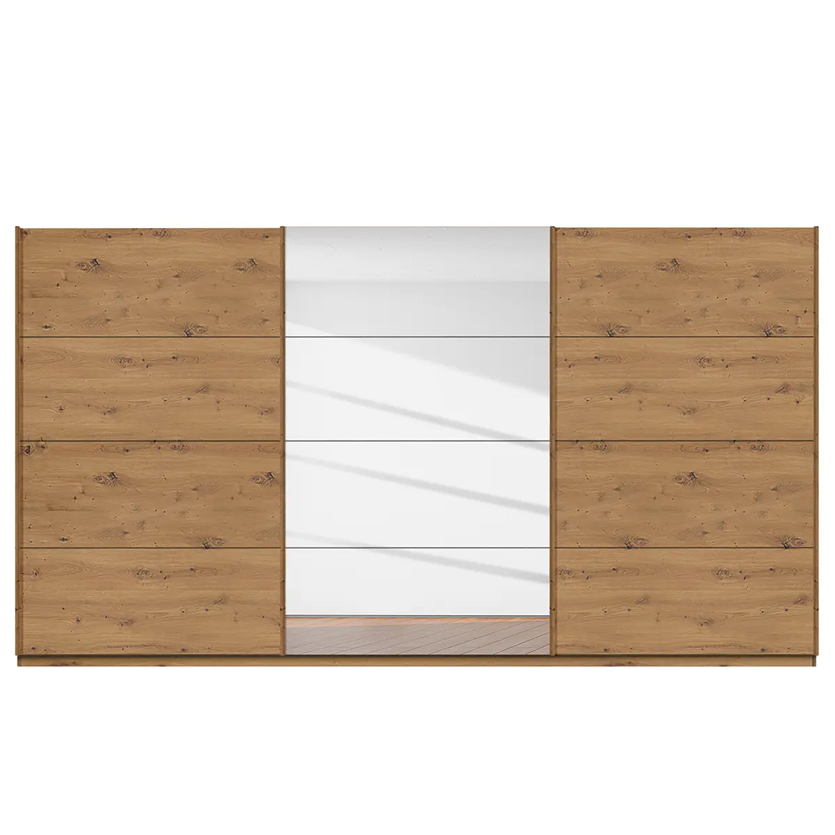 Schwebetürenschrank pure reflect | Braun