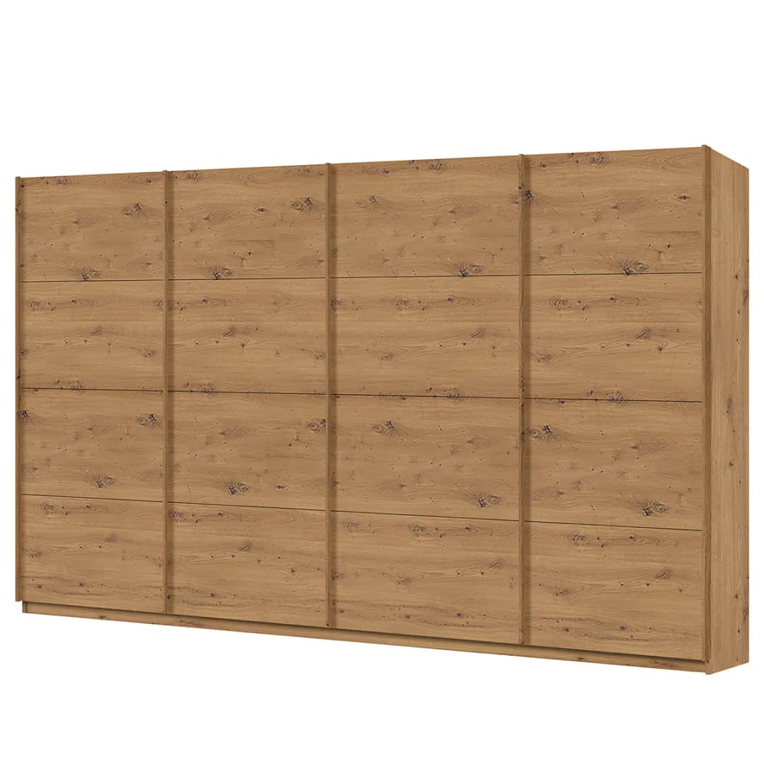Schwebetürenschrank pure | Braun