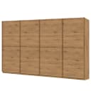 Schwebetürenschrank pure | Braun