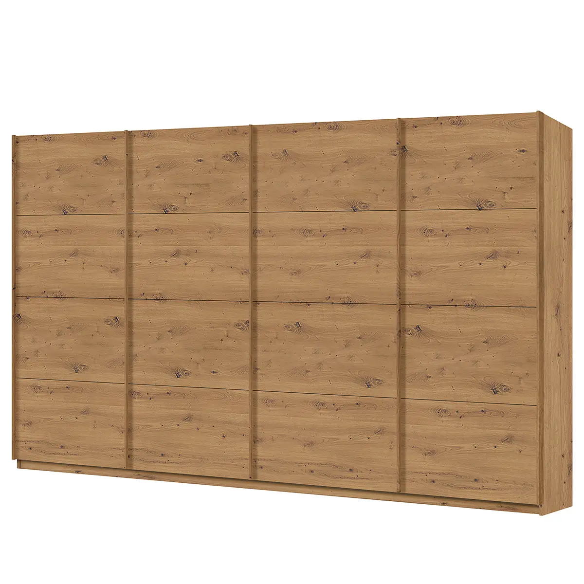 Schwebetürenschrank pure | Braun