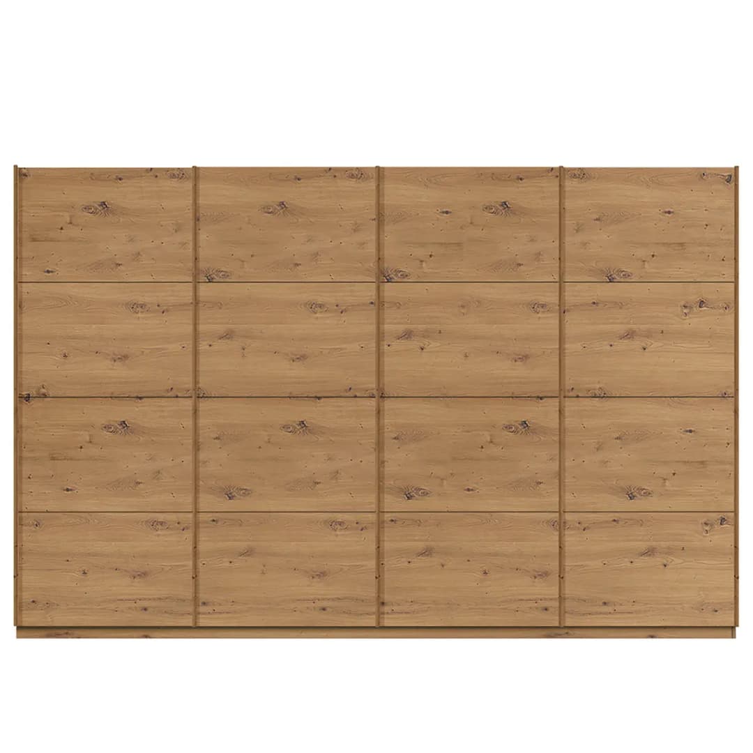 Schwebetürenschrank pure | Braun
