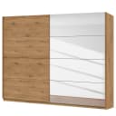 Schwebetürenschrank pure reflect | Braun