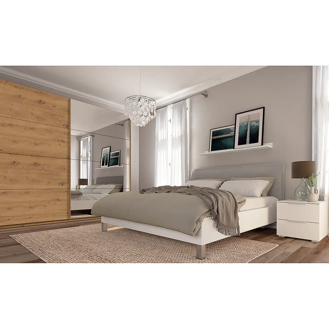 Schwebetürenschrank pure reflect | Braun