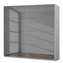 Schwebetürenschrank reflect+ | Grau