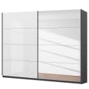 Schwebetürenschrank gloss reflect | Weiß