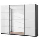 Schwebetürenschrank gloss reflect | Weiß