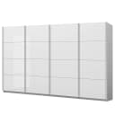 Schwebetürenschrank pure gloss | Weiß