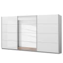 Schwebetürenschrank gloss reflect | Weiß