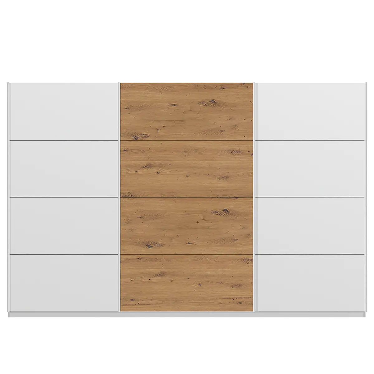 Schwebetürenschrank pure artisan | Weiß
